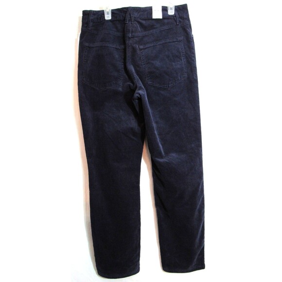 Good American Ink Blue Corduroy Good Classic Jeans Size 8/29 NWT - Picture 2 of 9